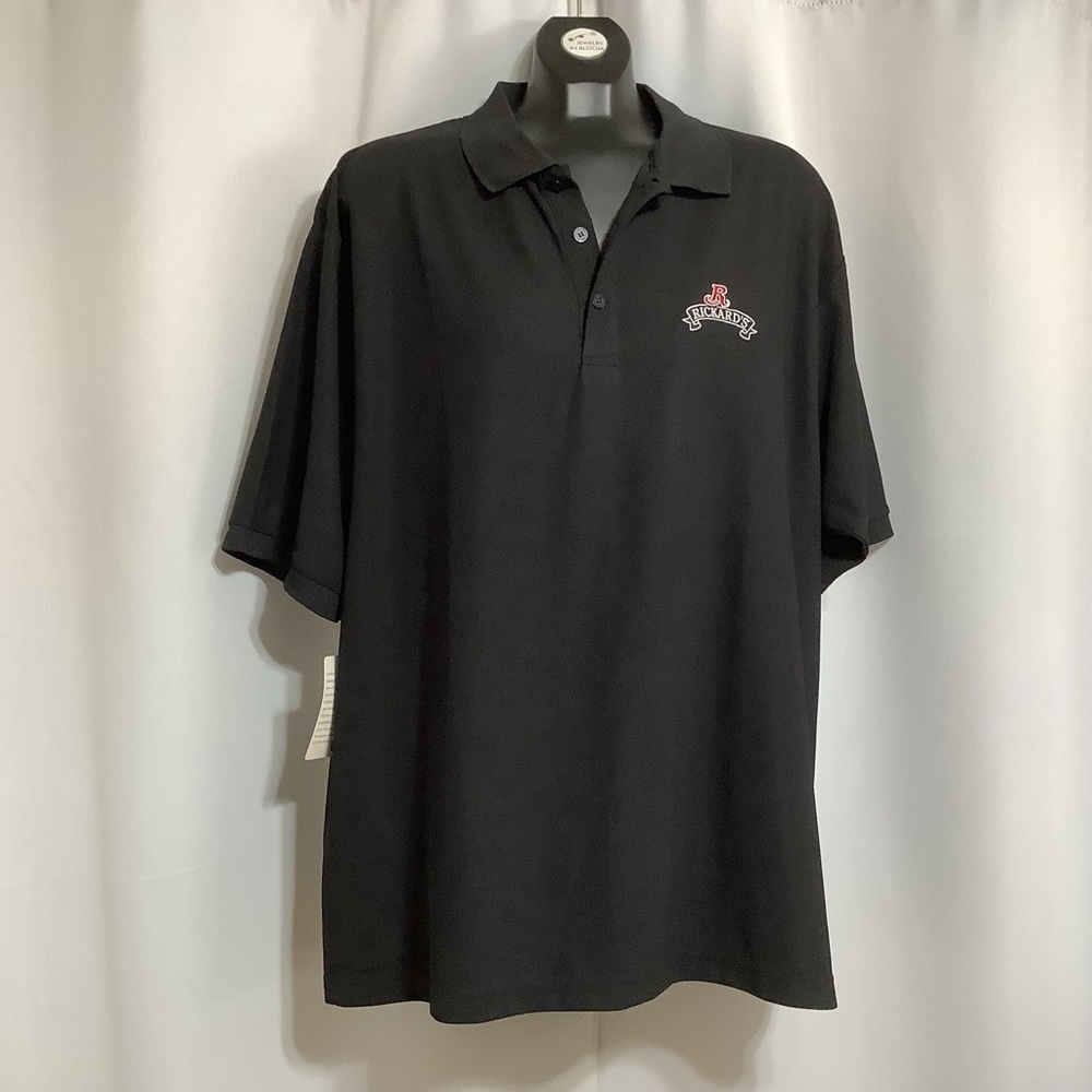 Canada Sportswear Rickard’s Red Logo Polo Men’s Size XL Black
